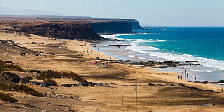A beach on Fuerteventura