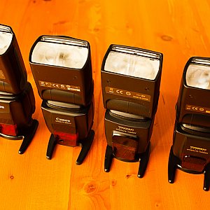 A Bunch of Speedlites