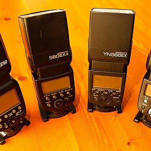 A Bunch of Speedlites