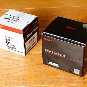 Sigma 50mm 1.4 vs. Canon 50mm 1.4
