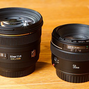 Sigma 50mm 1.4 vs. Canon 50mm 1.4
