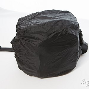 Rain cover attached
