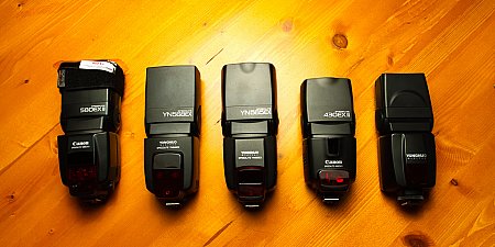 Canon 580EXII vs YN-568EX vs YN-568EX vs Canon 430EXII vs YN-460