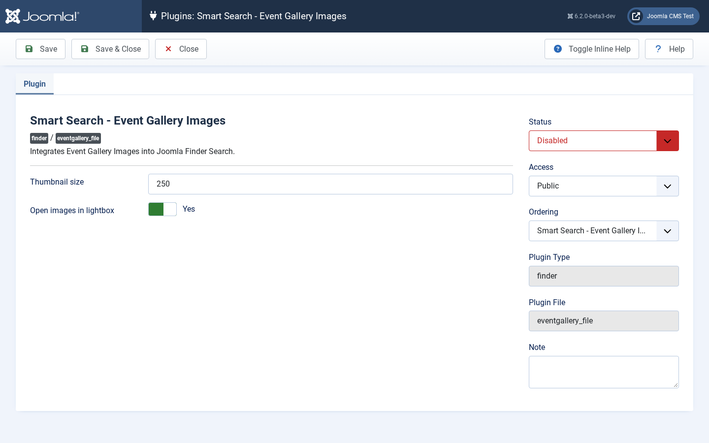 backend plugin smartsearch images