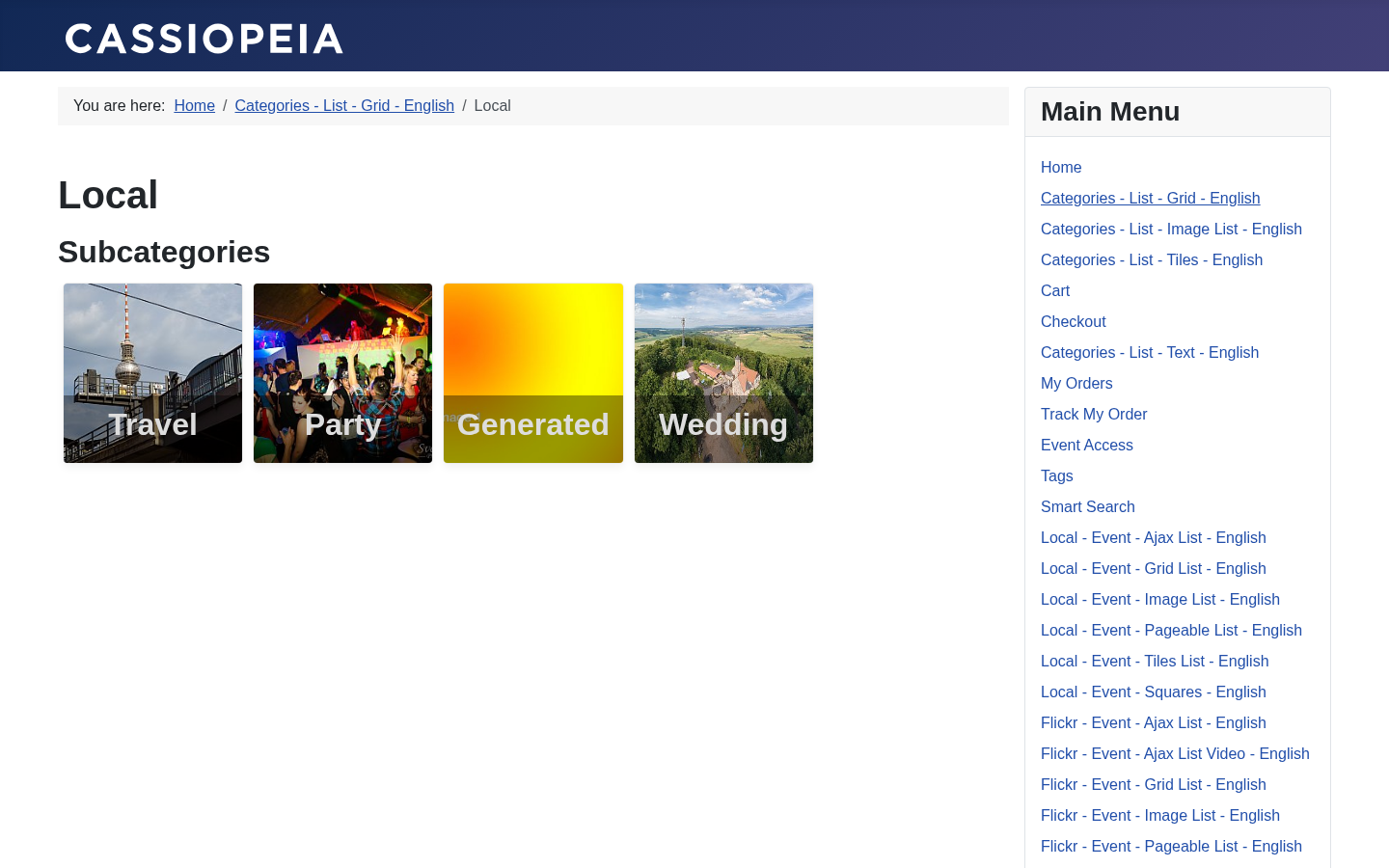 categories