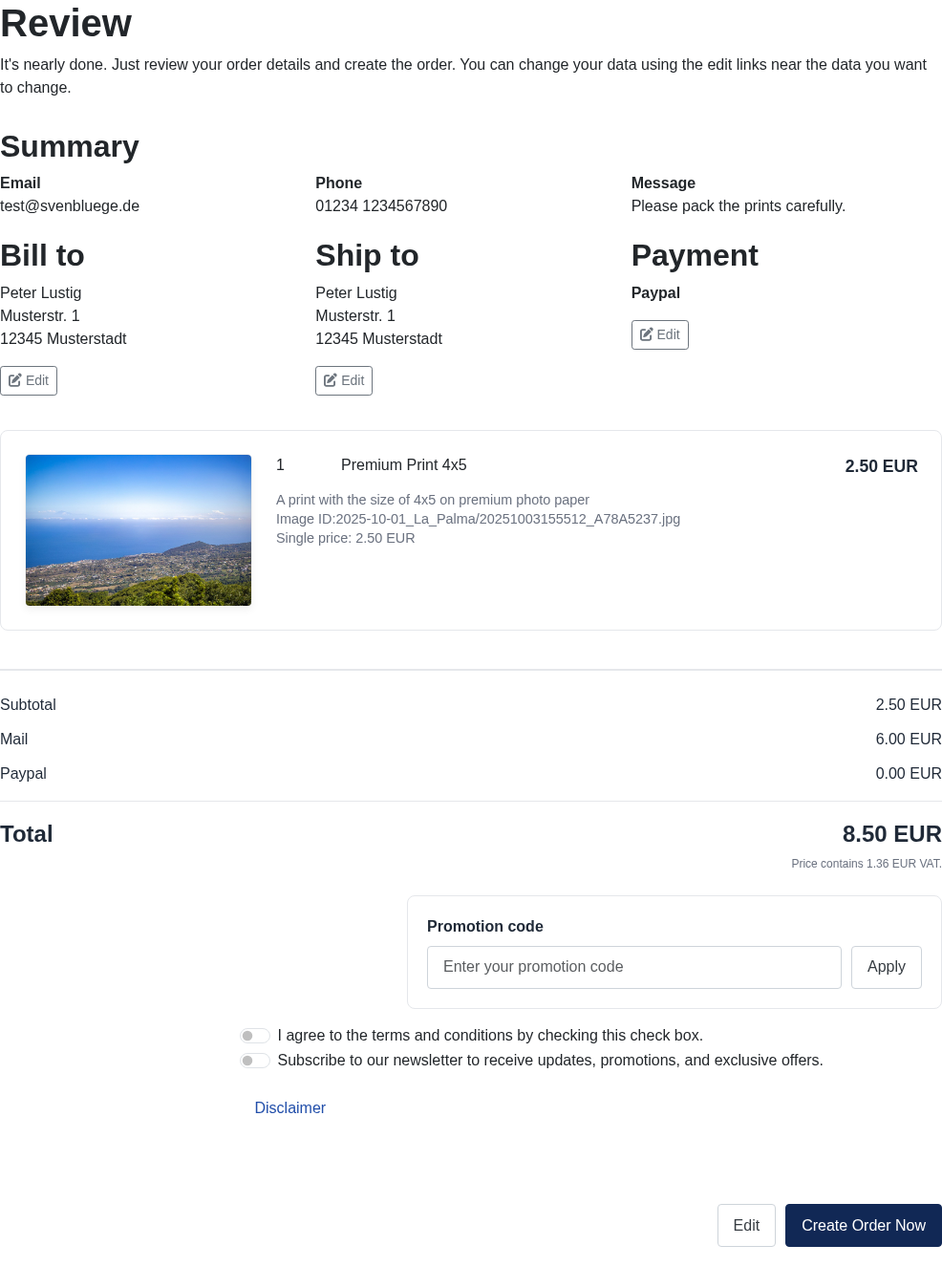 checkout review